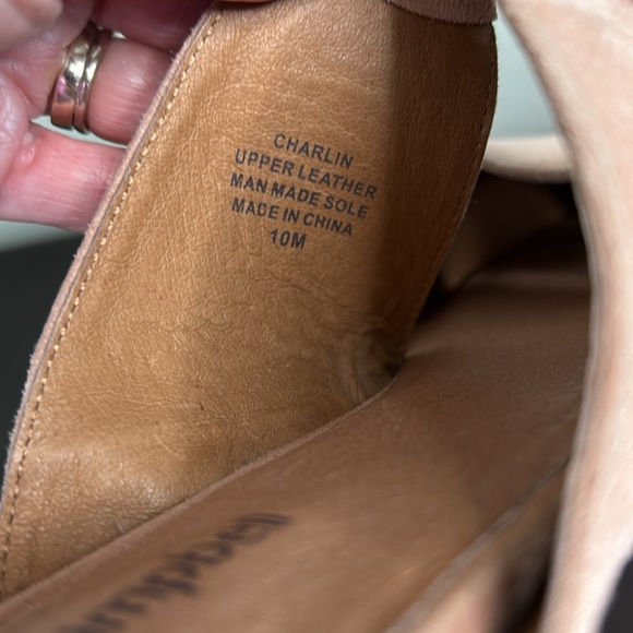 Jeffrey Campbell Charlin Bow Mule Leather Slip On Pink Anthropologie Sz 10 - Picture 10 of 12